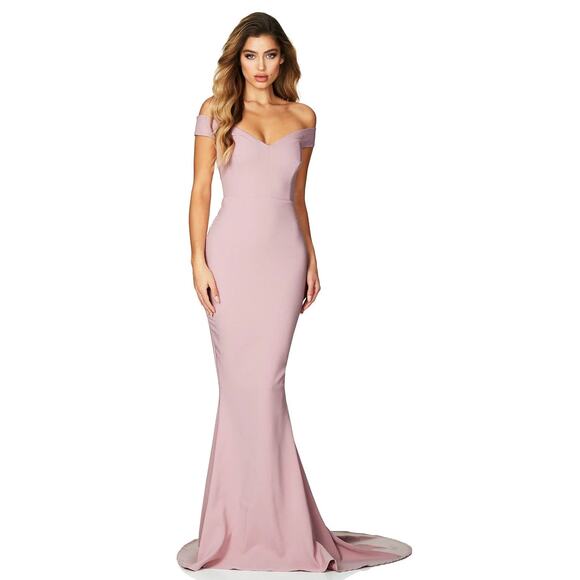 NEW Nookie Allure Gown in Dusty Pink Size S - Picture 1 of 13